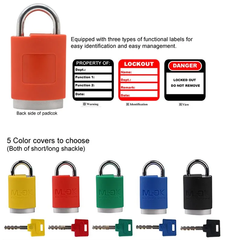 MOK high security size 30mm aluminium small padlock with master key for