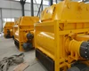 JS1500 stationary concrete mixer with double shaft electric motors