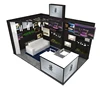 Detian offer 3X5 or 3X6 expo booth display system as trade show equipment