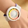 New hot Aliexpress sale diamond band 3d plane changing color lady watch,lady bracelet watch fashion(PR532)