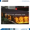 LANPAI Factory Price P10 Single Yellow Led Mini Bus Sign LED Display for Bus Route Information