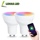 Tuya APP/Google Home/Amazon Alexa remote controlled Dimmable LED Light Bulb WiFi Smart 5W GU10 LED Spotlight
