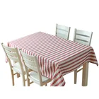 Table Cloth Fringe Elastic Round Wedding Fabric Cotton Tablecloth Material