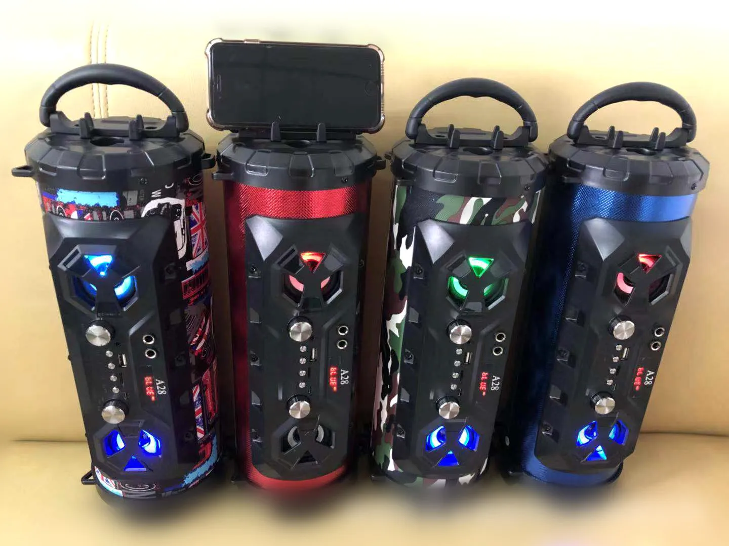 2019 deep bass subwoofer outdoor wireless car audio Bluetooths speaker with TF FM - ANKUX.COM
