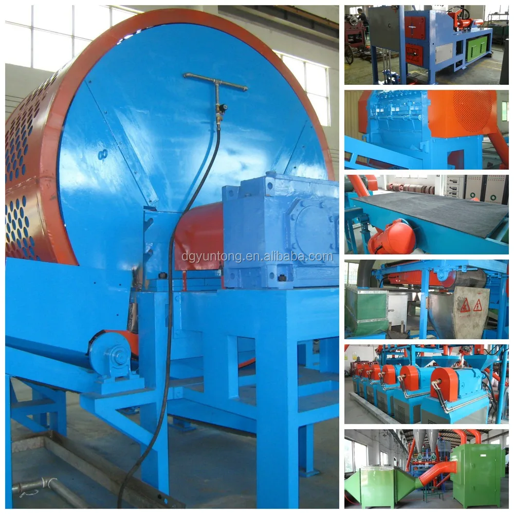 tire recycling machine