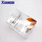 High Quality Eco-friendly folding PET box perfume box custom clear plastic printing in packaging boxes custom logo