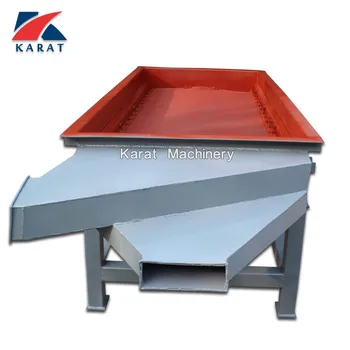 Detergent powder inclined vibrating screen sieve