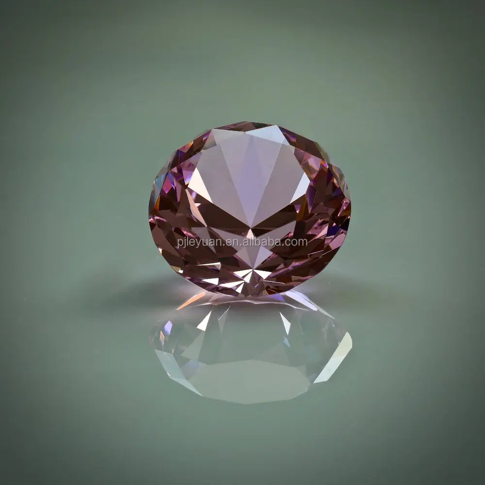 noble pink crystal diamond for party decoration or wedding gifts