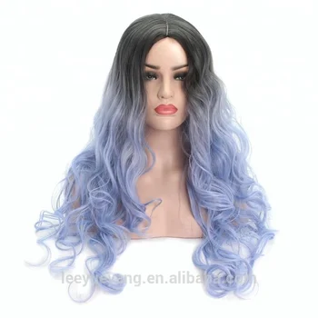 Long Ombre Curly Wigs Grey Curly Hair For Women Ht Fiber Wigs Buy Long Ombre Curly Wigs Grey Curly Hair For Women Ht Fiber Wigs Product On
