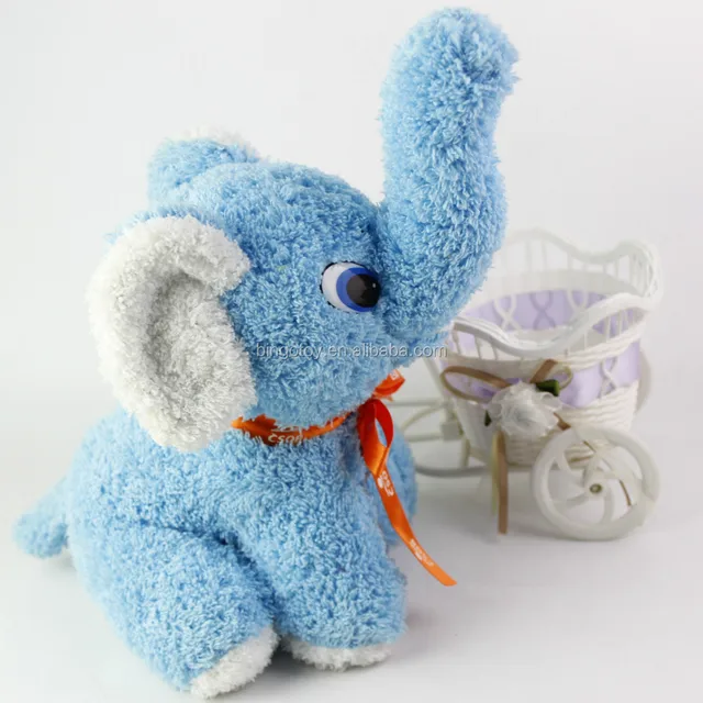 blue stuffed elephant photo