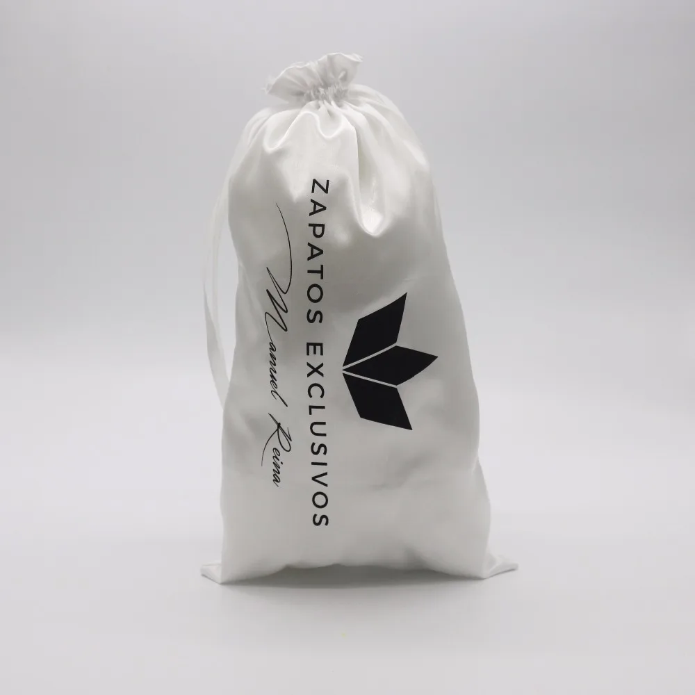 Extension Packaging Satin Bag With Logo Printing Hair Weave Bag