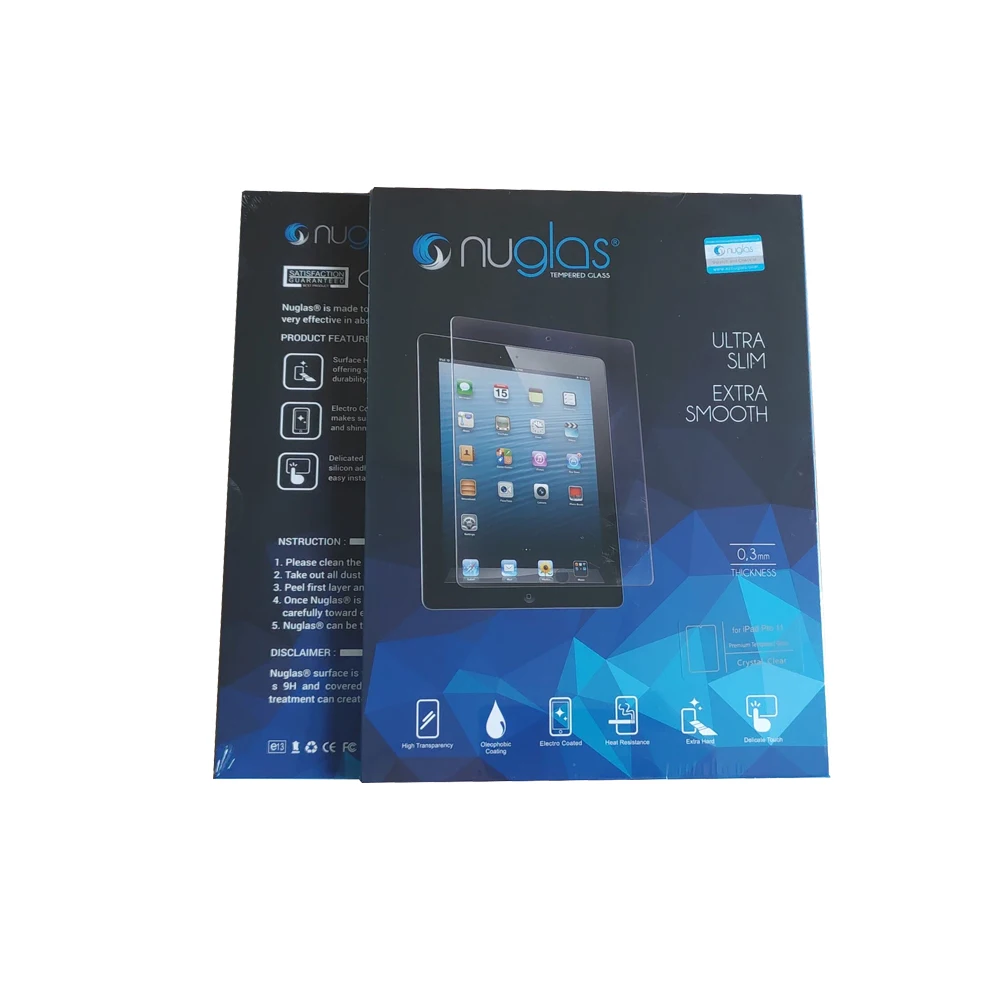 0.33mm Nuglas factory price clear Anti-shatter glass guard for iPad screen protector
0.33mm Nuglas factory price clear Anti-shatter glass guard for iPad screen protector