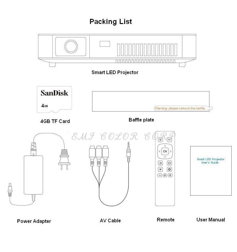 Как подключить umiio к компьютеру Dlp 3d Ready Led Mini Projector Connect Smartphone Or Iphone/pad Wireless - Buy 