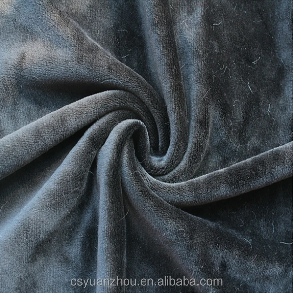 grey velvet fabric