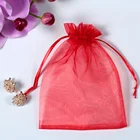 Gift Bags Mesh Bag Custom Promotional Gift Organza Mesh Drawstring Pouch Bags Package Bags Wholesale 20x30cm