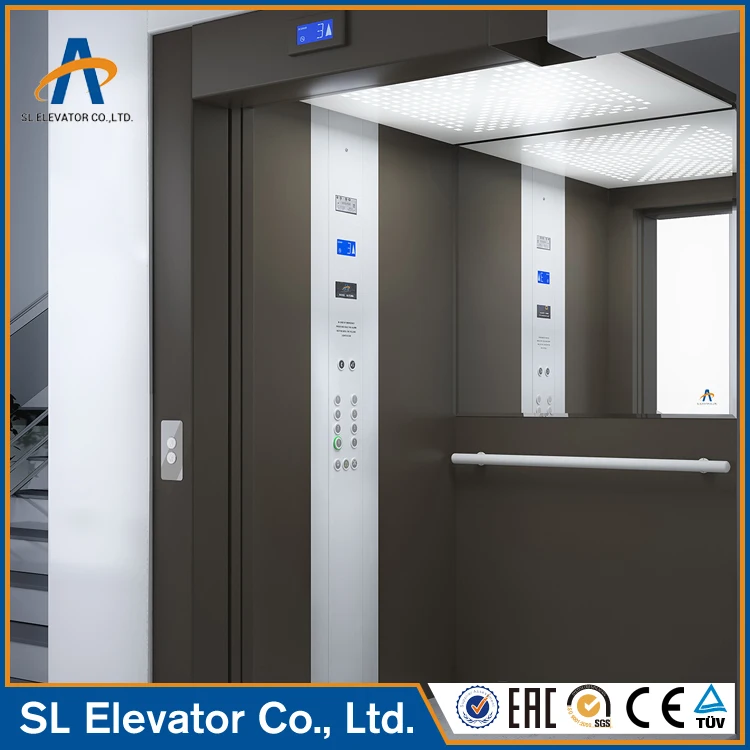 Top quality for outdoors ISO factory price 6 person passenger elevator