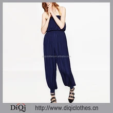 2017 Latest Design WOMEN OFF THE SHOULDER PRINT JUMPSUIT
