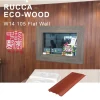 Rucca indoor wpc wall panel exterior decorative wall panel 120*10mm wall building material
