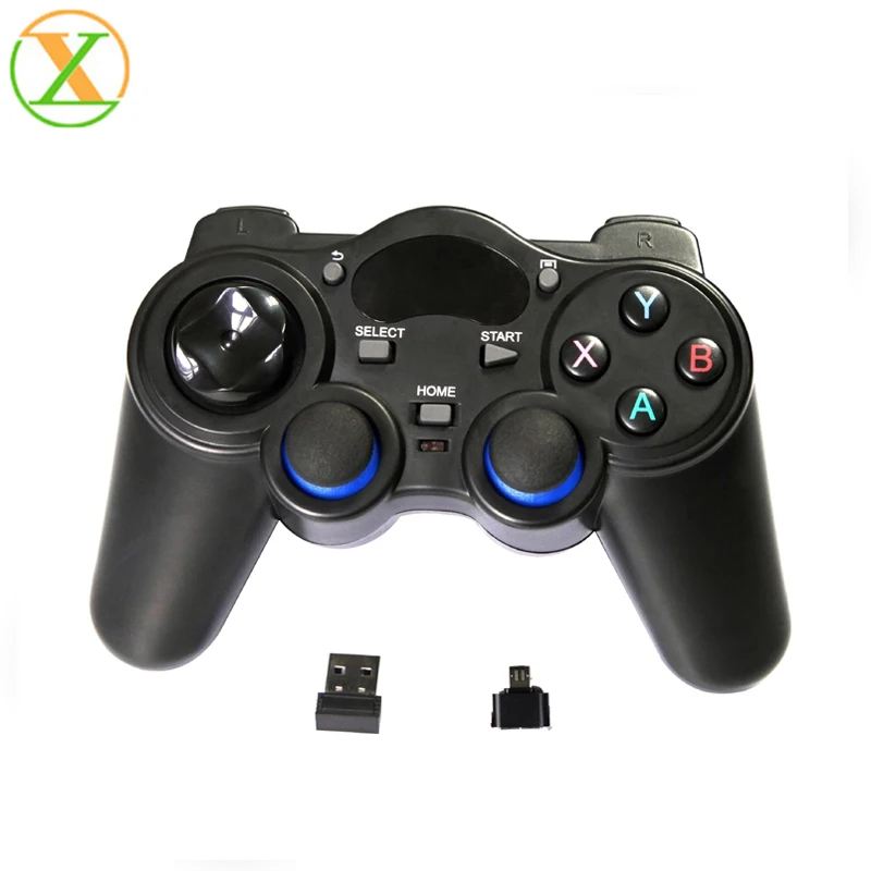 2019 Top sale phone gamepad joystick android 2.4G wireless game controller for android tv box smart phone, Black
2019 Top sale phone gamepad joystick android 2.4G wireless game controller for android tv box smart phone, Black