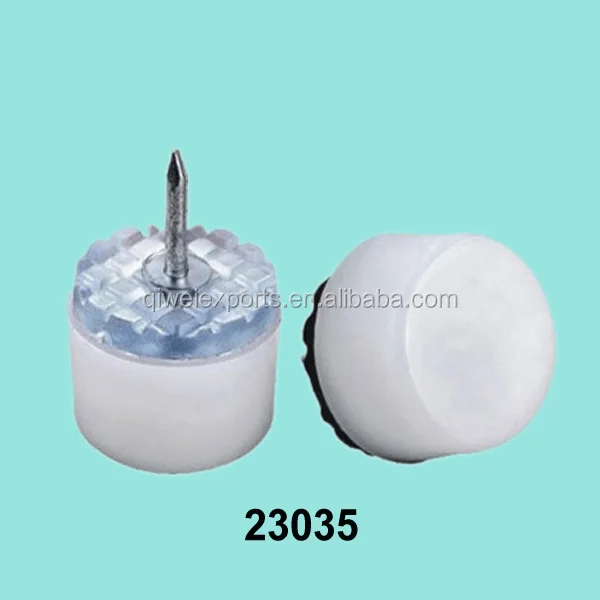 NO.23035furniture feet nails,plastic glides with nails.jpg