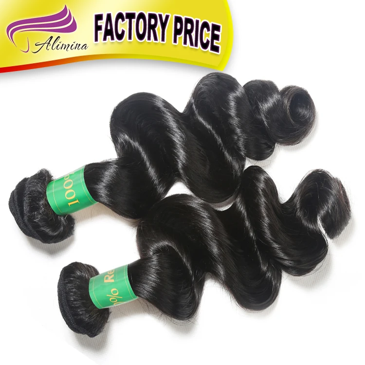 Brazilian Loose Wave Hair Weave 100% Natural Human Hair Bundles Natural Black Double Weft, Natural color,close to color 1b
Brazilian Loose Wave Hair Weave 100% Natural Human Hair Bundles Natural Black Double Weft, Natural color,close to color 1b