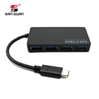 Usb Hub 100% Full Inspection USB Type C To 4ports Usb 3.0 Type A Female Hub