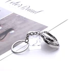 wholesale doming keychain customized key holder in metal
