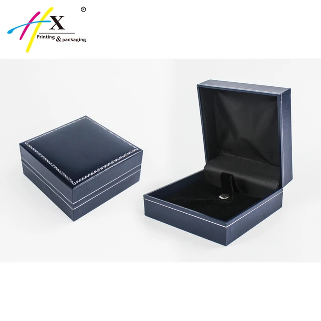 hot sale leatherette paper covered jewelry box packaging gift