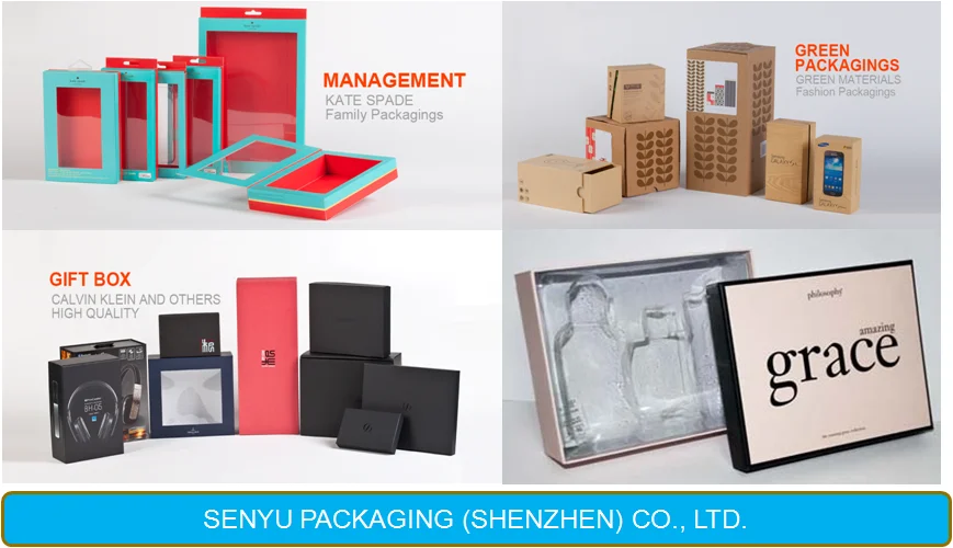 custom printed white cardboard box high quality supplies cheap