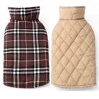 Dog Coat Wholesale Big Waterproof Warm Reversible Flecce Jacket Dog Clothes Dog Coat
