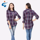 Different kinds of factory supplier high end rayon long sleeve clothing women top