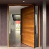 Modern design pivot front wood door main gate in wood design