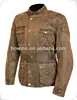 Men's wax german motorcycle jacket/motorbike jacket
