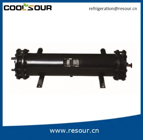 Coolsour Shell and Tube Water Cooled Condenser , Refrigeration Parts