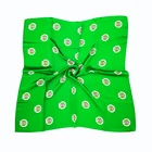 Custom designs hand printing custom print silk scarf