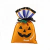 Mini Halloween Pumpkin Pattern Non Woven Fabric Party Candy Gift Bags Wholesale