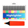8 Fluorescent and soft pastel color Private label highlighter