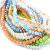 Half metallic glass sparkle jewelry crystal beads