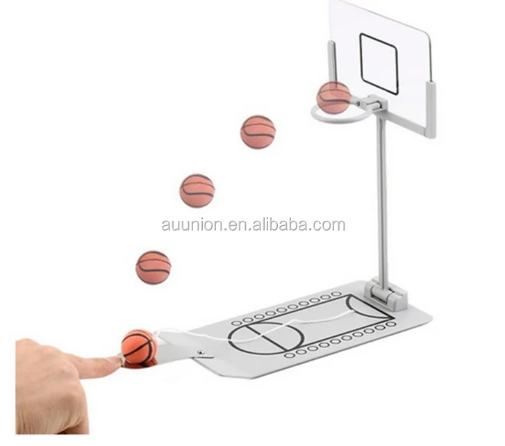 Avtion Basketball Game - Mini Desktop Tabletop Portable Travel or Office Game Set for Indoor or Outdoor- Fun Sports Novelty Toy