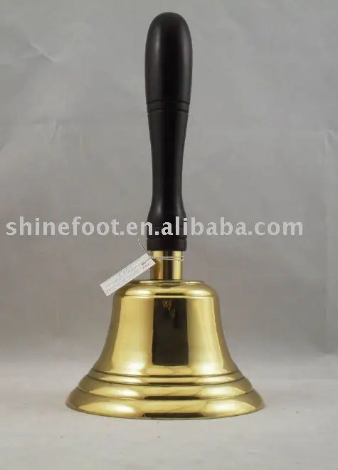10" brass handle bell A8-014 brass church bell big brass bell (A151)