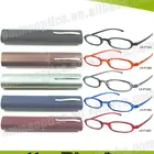 Slim Reading Glasses with Cute Tube Packing, easy carrying