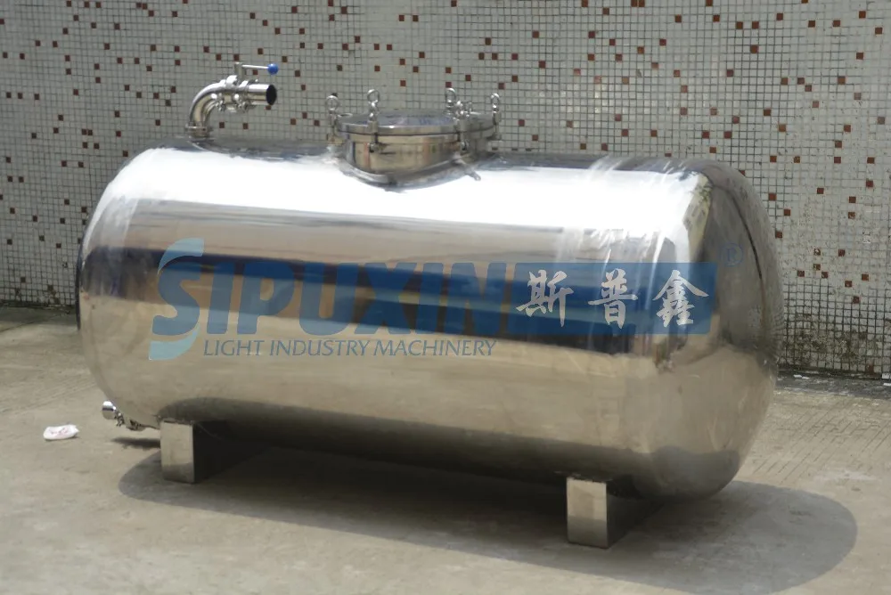 horizontal storage tank