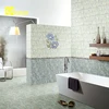 flower patterns shiny glazed wall white tiles ceramic 30x60