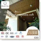 2018 Wood Plastic Composite Ceiling Design for Outdoor Decoration 40*25mm Foshan China Supplier