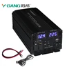 Pure sine wave digital display UPS power inverter with 15A charger