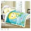 2017 hot sales baby crib cotton duvet cover bedding set wholesale , low price toddler cartoon bedsheets