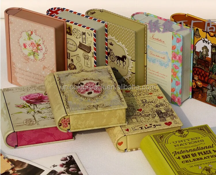 hot sale best selling paper cardboard luxury book shape gift box