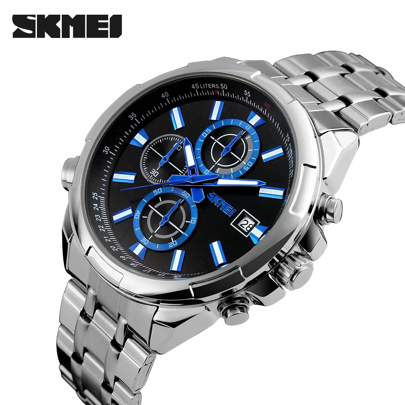 New SKMEI Relogio Masculino Quartz Watches Men Fashion Casual Wristwatches Top Brand Luxury Watch Stainless Steel Strap Watch
New SKMEI Relogio Masculino Quartz Watches Men Fashion Casual Wristwatches Top Brand Luxury Watch Stainless Steel Strap Watch