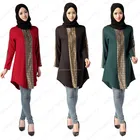 plus size muslim long loose shirts Arab tops in stock M/L/XL