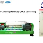 Horizontal solid bowl centrifugal decanter machine